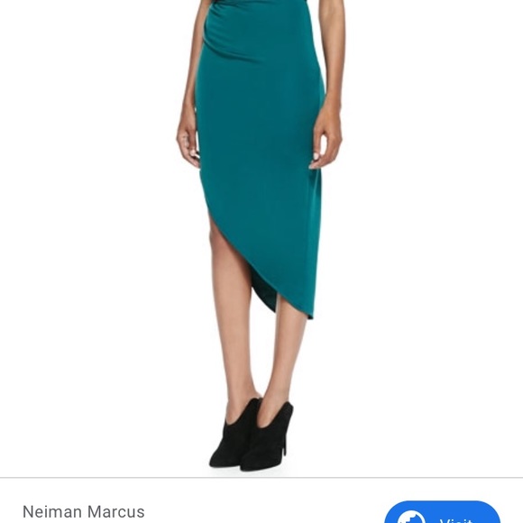 Halston Heritage Belted Jersey Dress - Picture 4 of 7